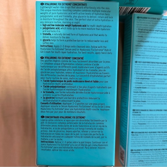 NWT Nip+Fab 3 Full Size Skincare Item Lot Bundle Hyaluronic Fix Extreme Face NIB - Picture 2 of 6